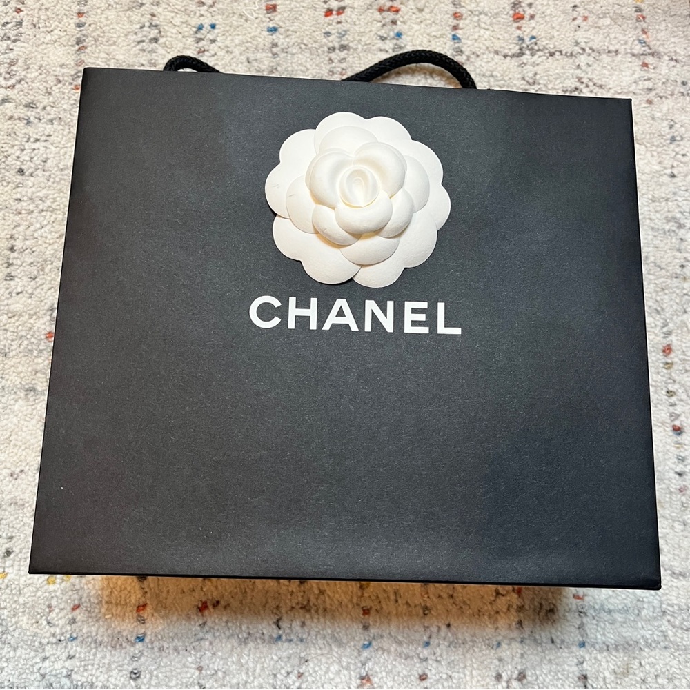 New Chanel gift bag/tote with signature Camellia